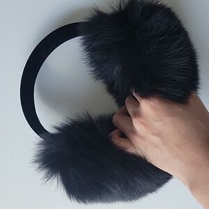 Genuine Fox Fur Earmuffs